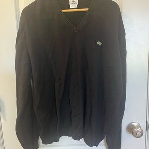Lacoste Men's Dark V-Neck Sweater XXL